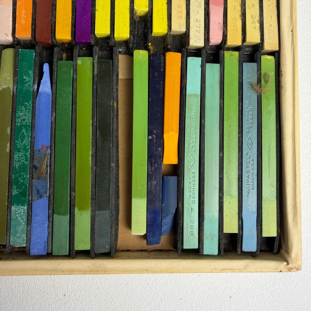 Eberhard Faber Nupastel Color Sticks Vintage Art Drawing Set Multi Color